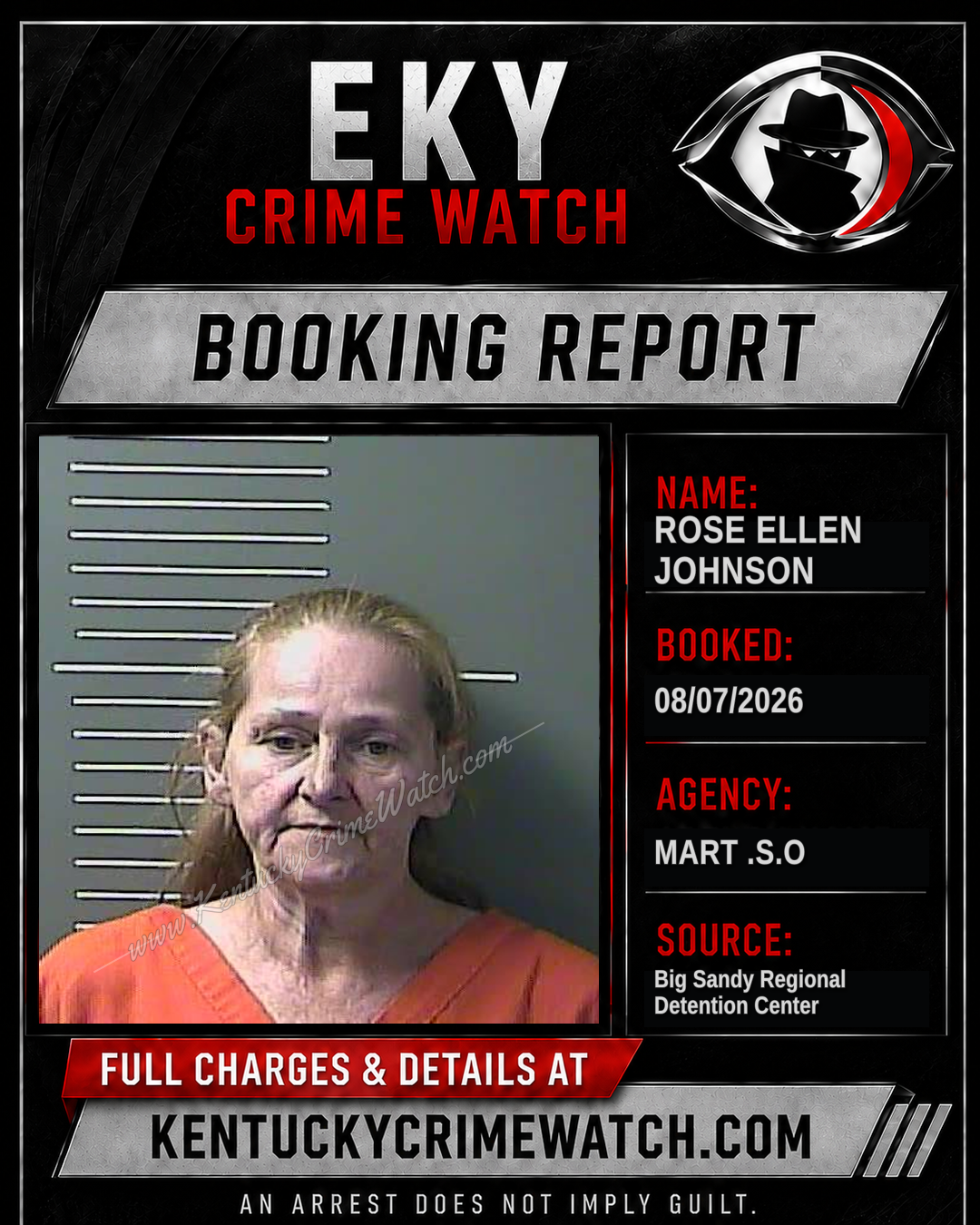 ROSE ELLEN JOHNSON booking image