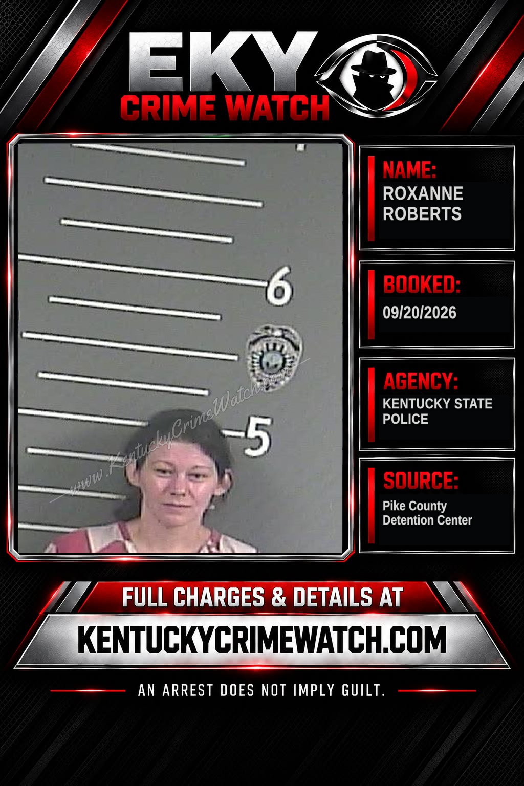 ROXANNE ROBERTS booking image