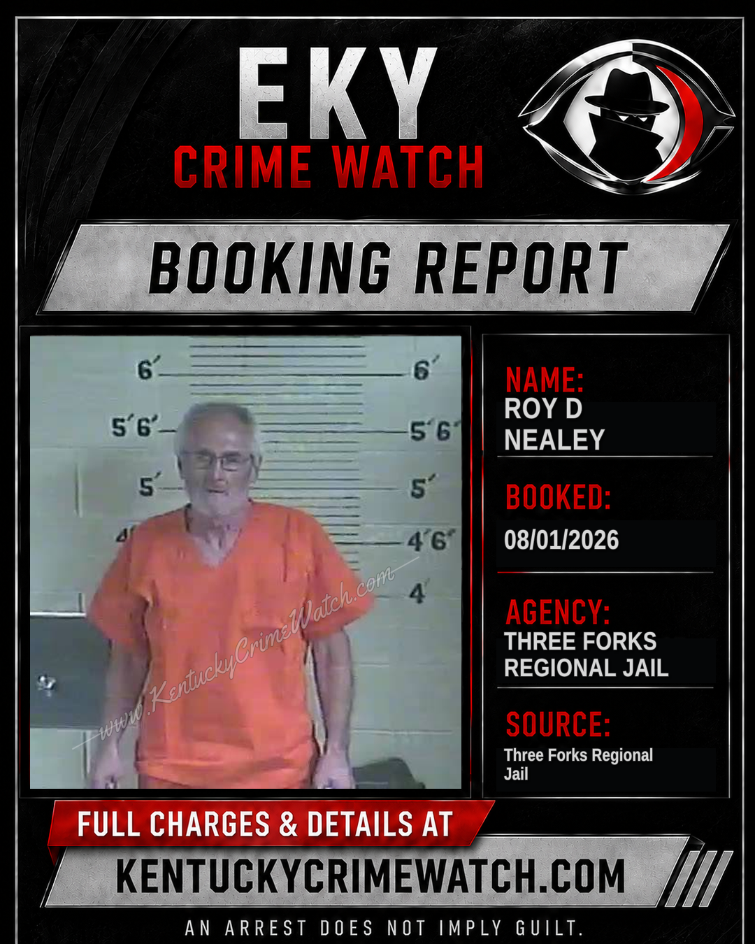 Roy D Nealey booking image