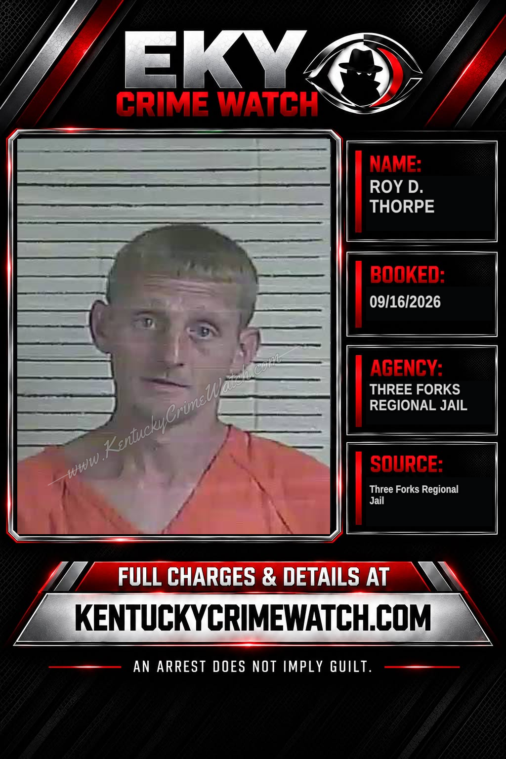 Roy D. Thorpe booking image