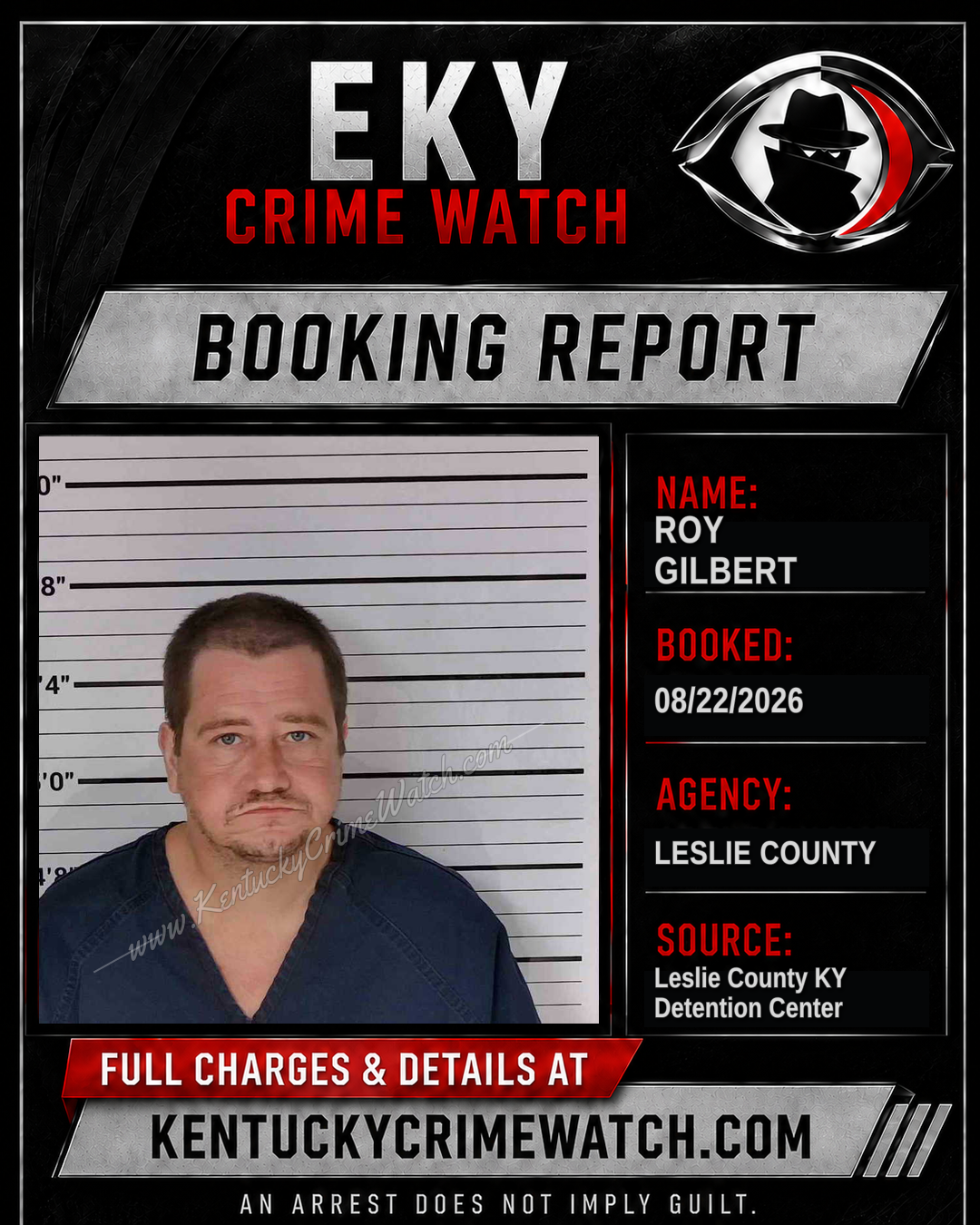 ROY GILBERT booking image