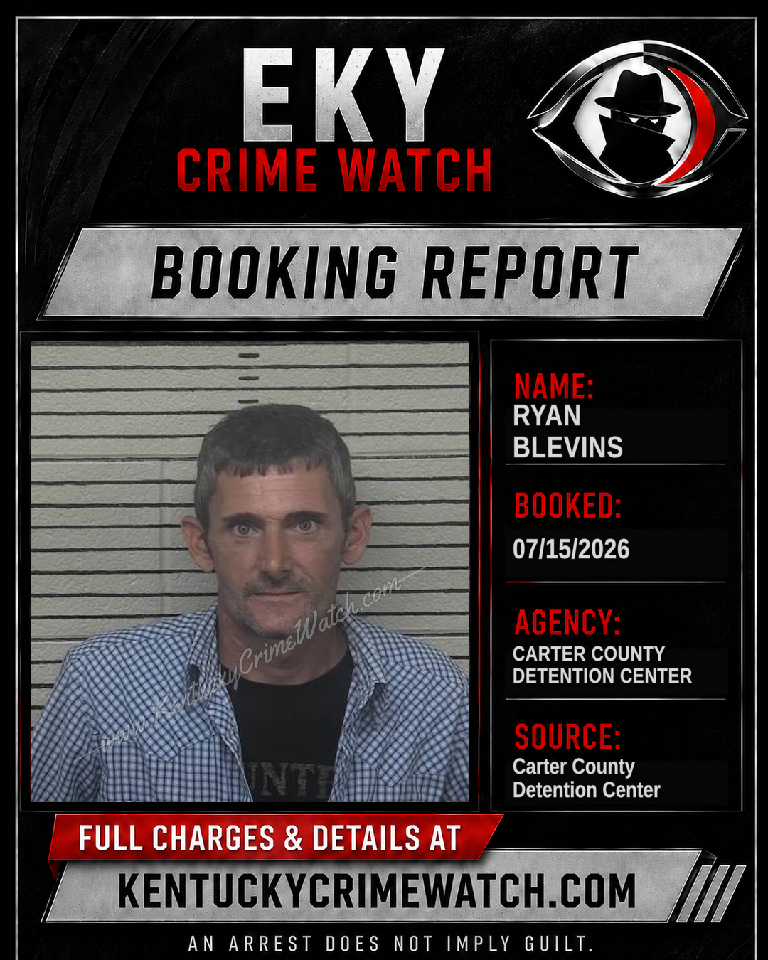 RYAN BLEVINS booking image