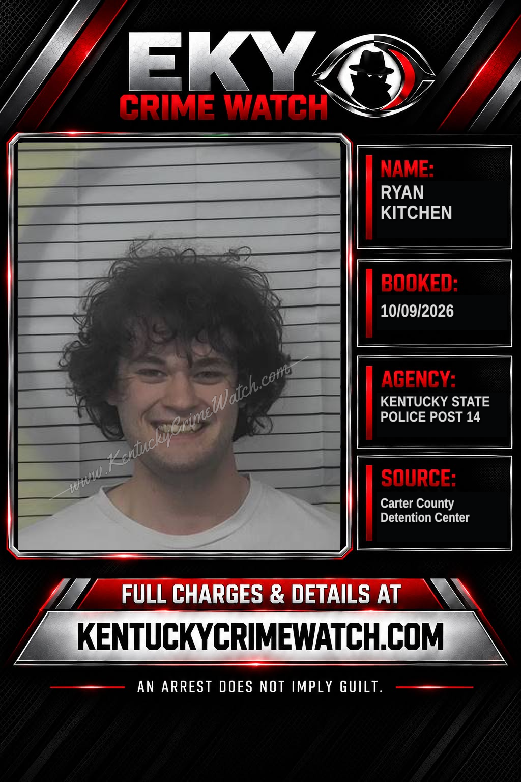 RYAN KITCHEN booking image