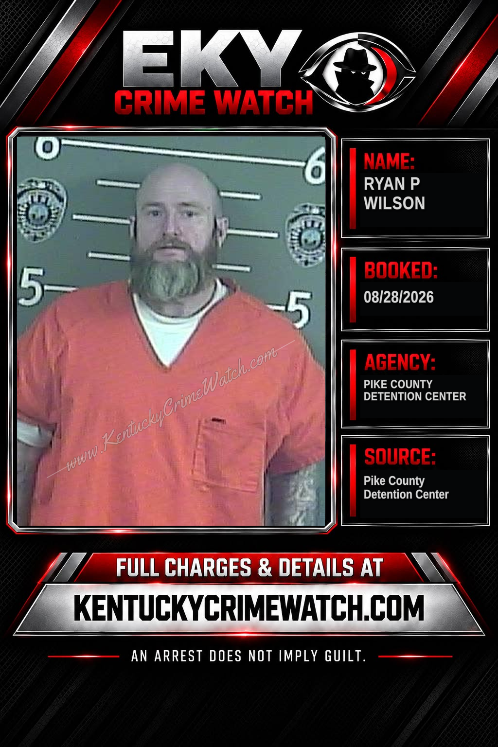 RYAN P WILSON booking image