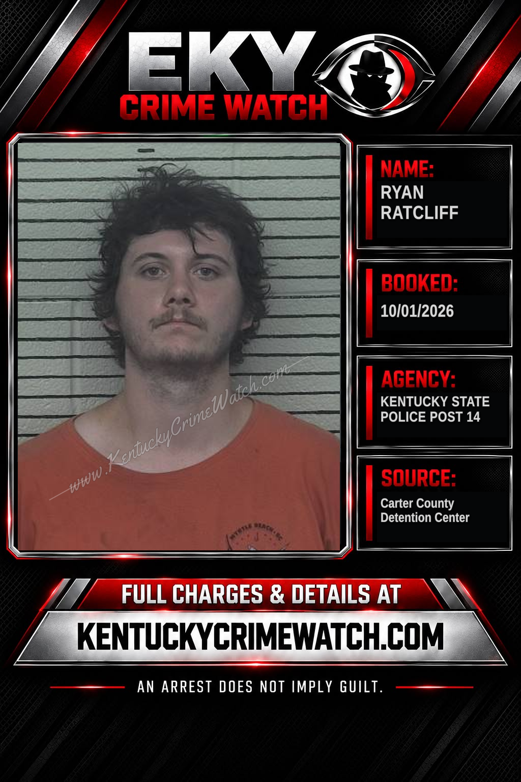RYAN RATCLIFF booking image