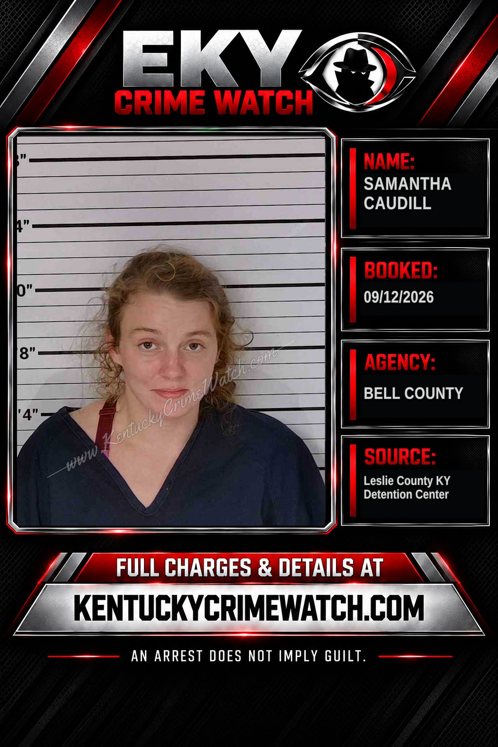 SAMANTHA CAUDILL booking image