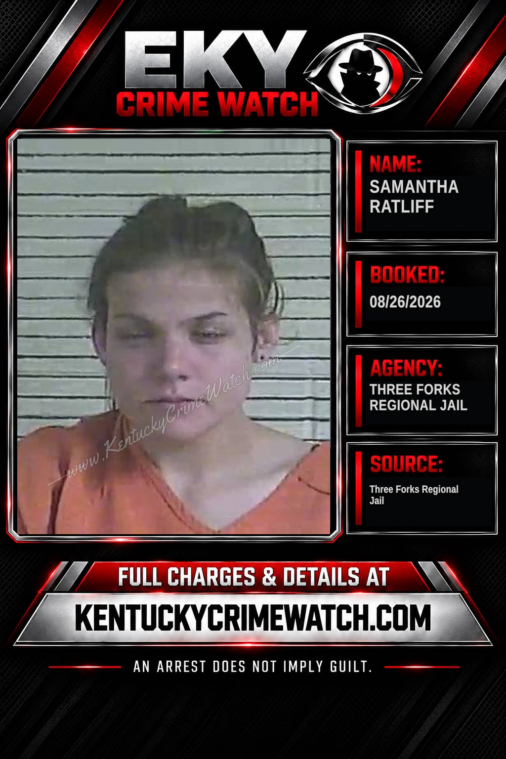 Samantha Ratliff booking image
