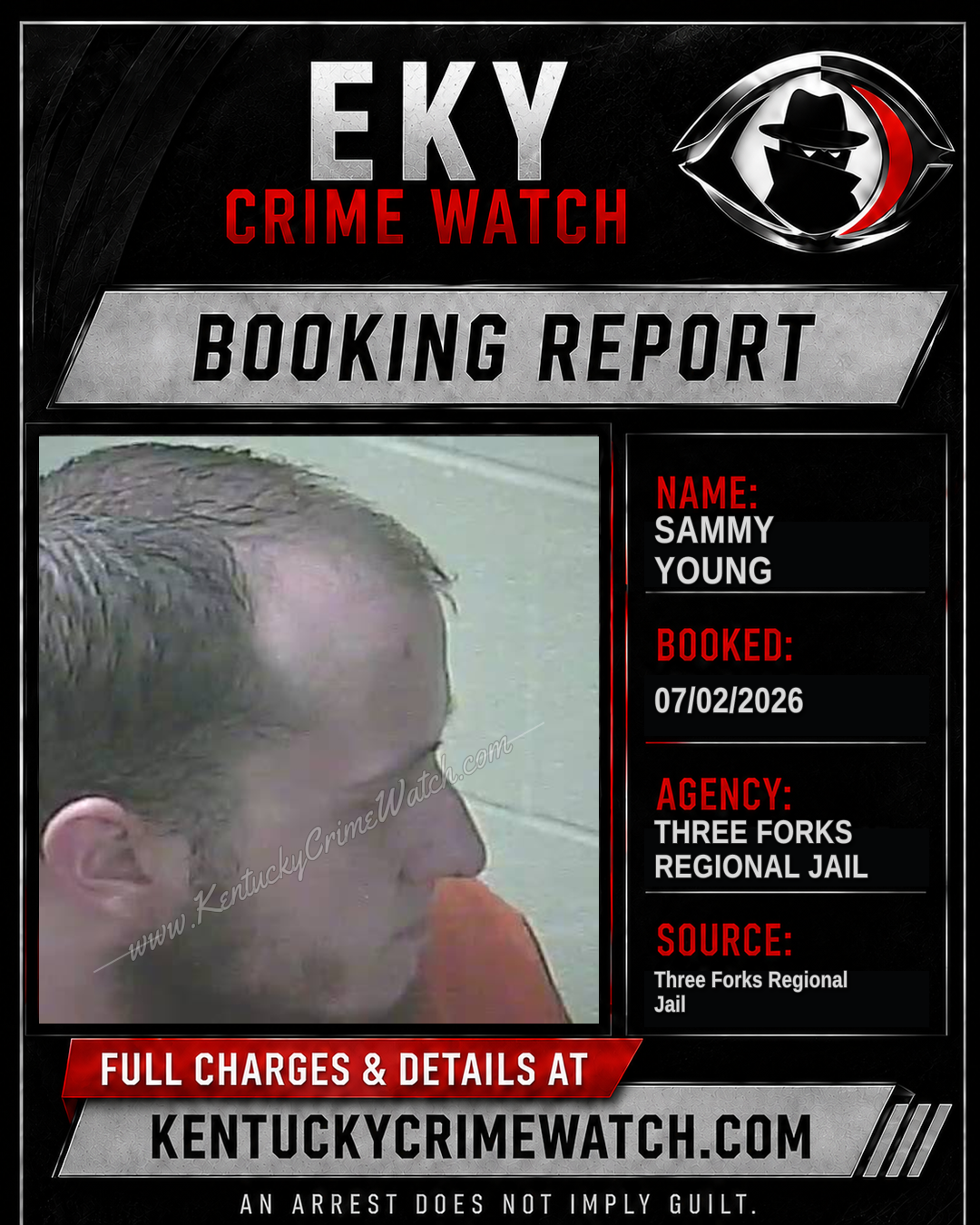 Sammy Young booking image