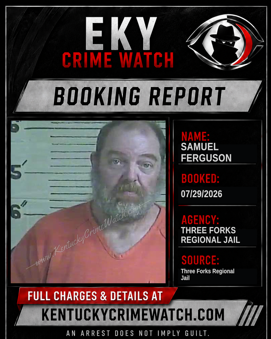 Samuel Ferguson booking image