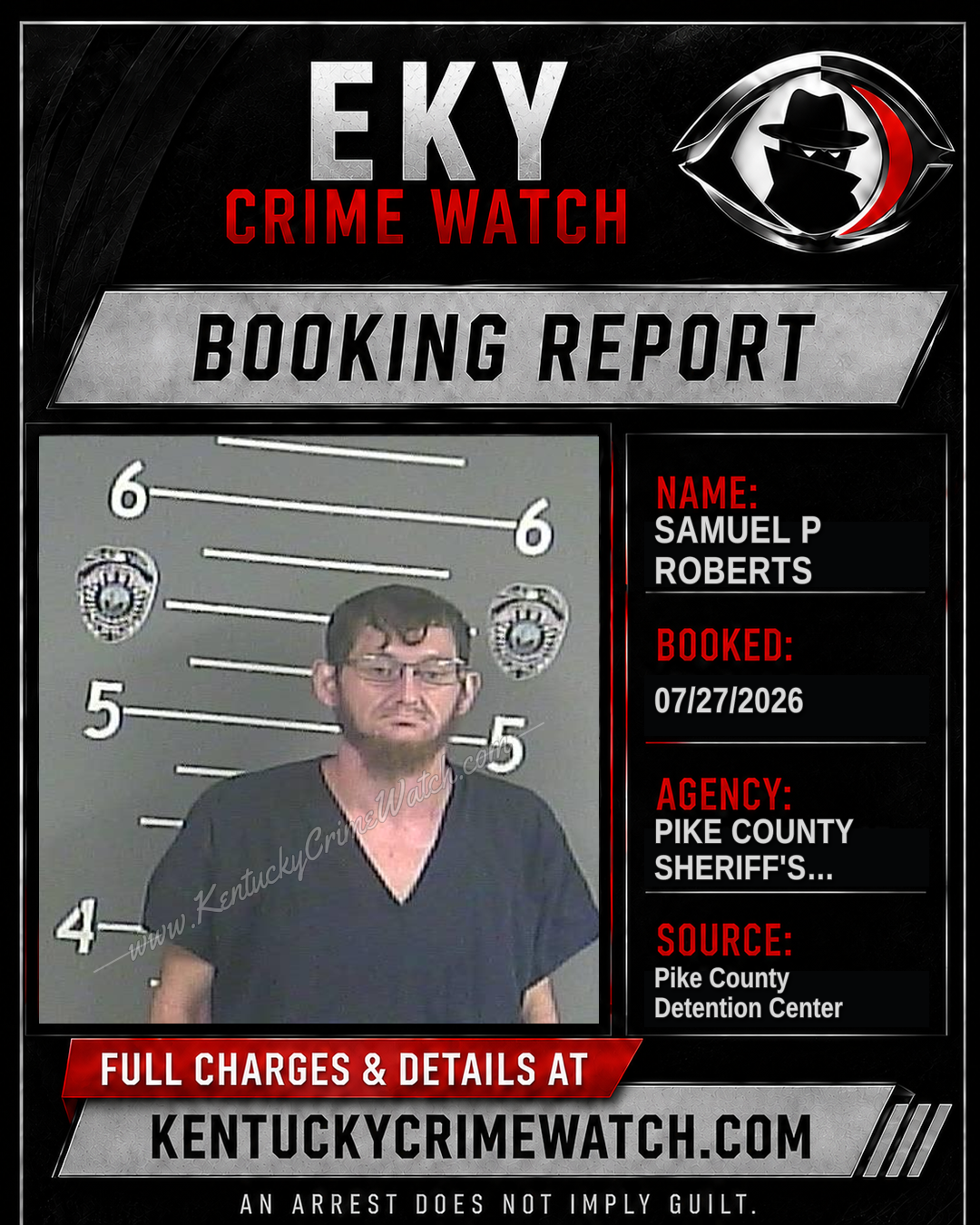 SAMUEL P ROBERTS booking image