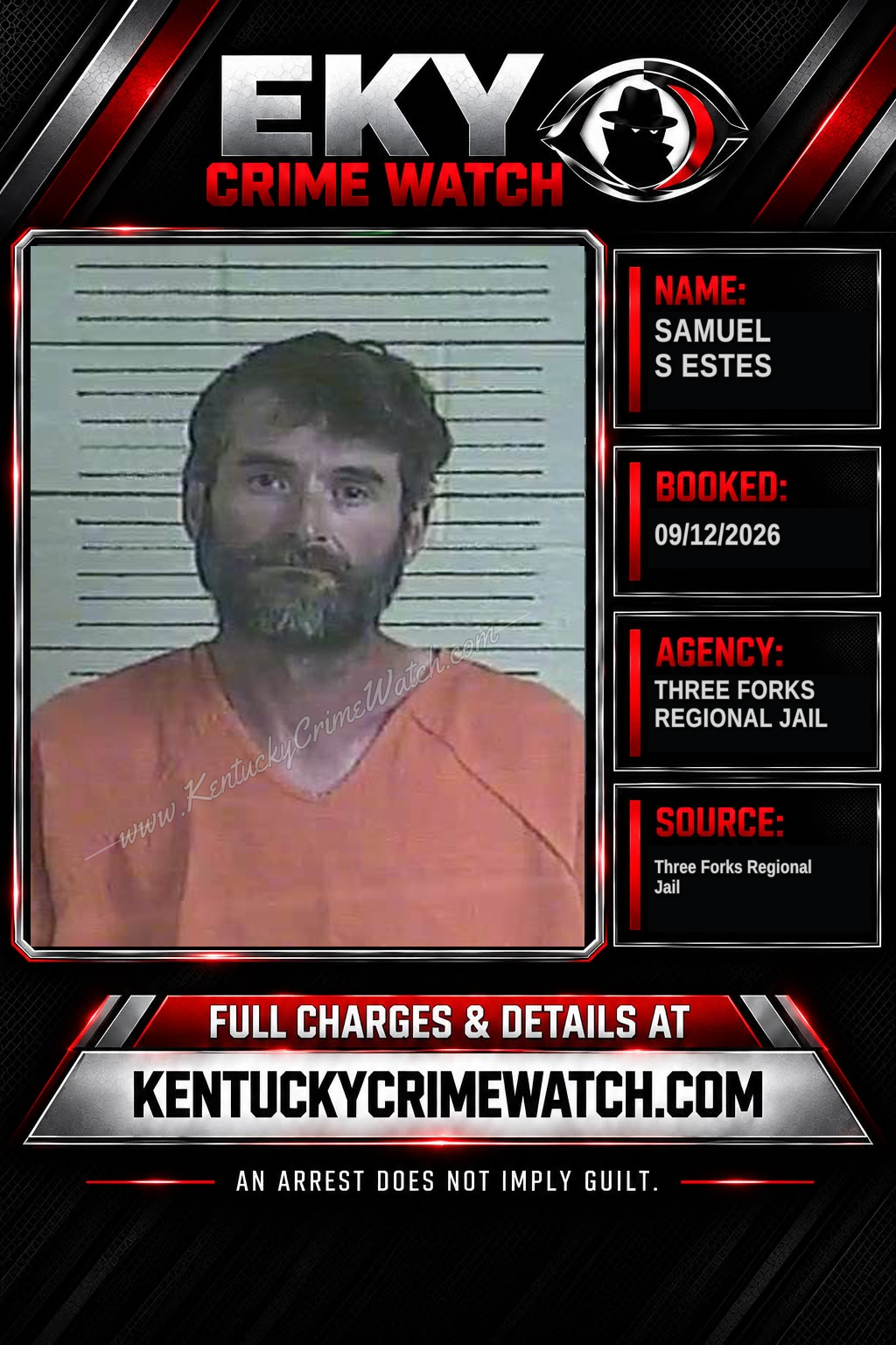Samuel S Estes booking image
