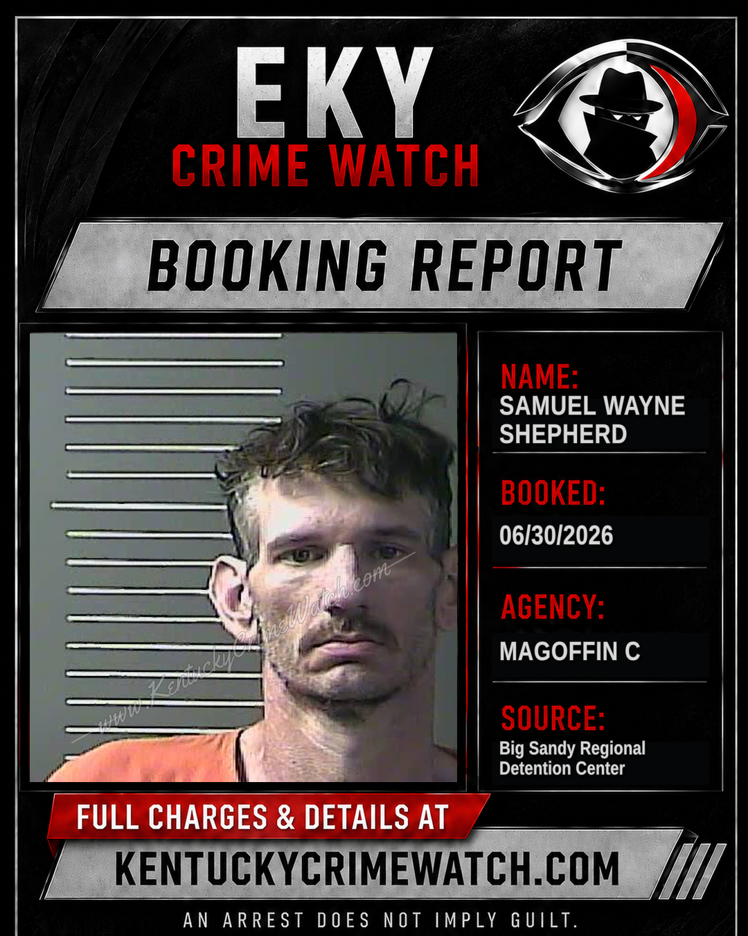 SAMUEL Wayne SHEPHERD booking image