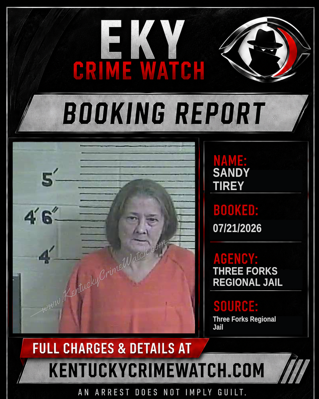 Sandy Tirey booking image