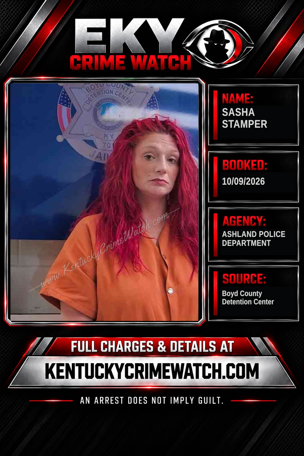 SASHA STAMPER booking image