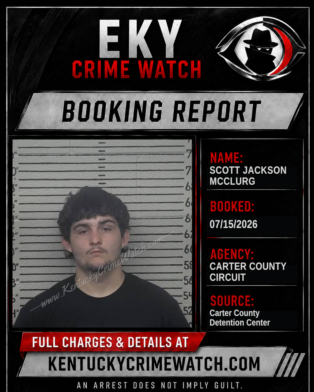 SCOTT JACKSON MCCLURG booking image