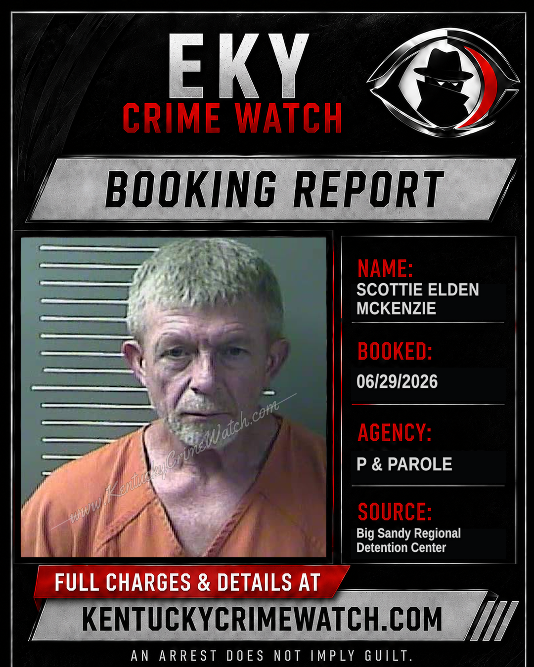 SCOTTIE ELDEN MCKENZIE booking image