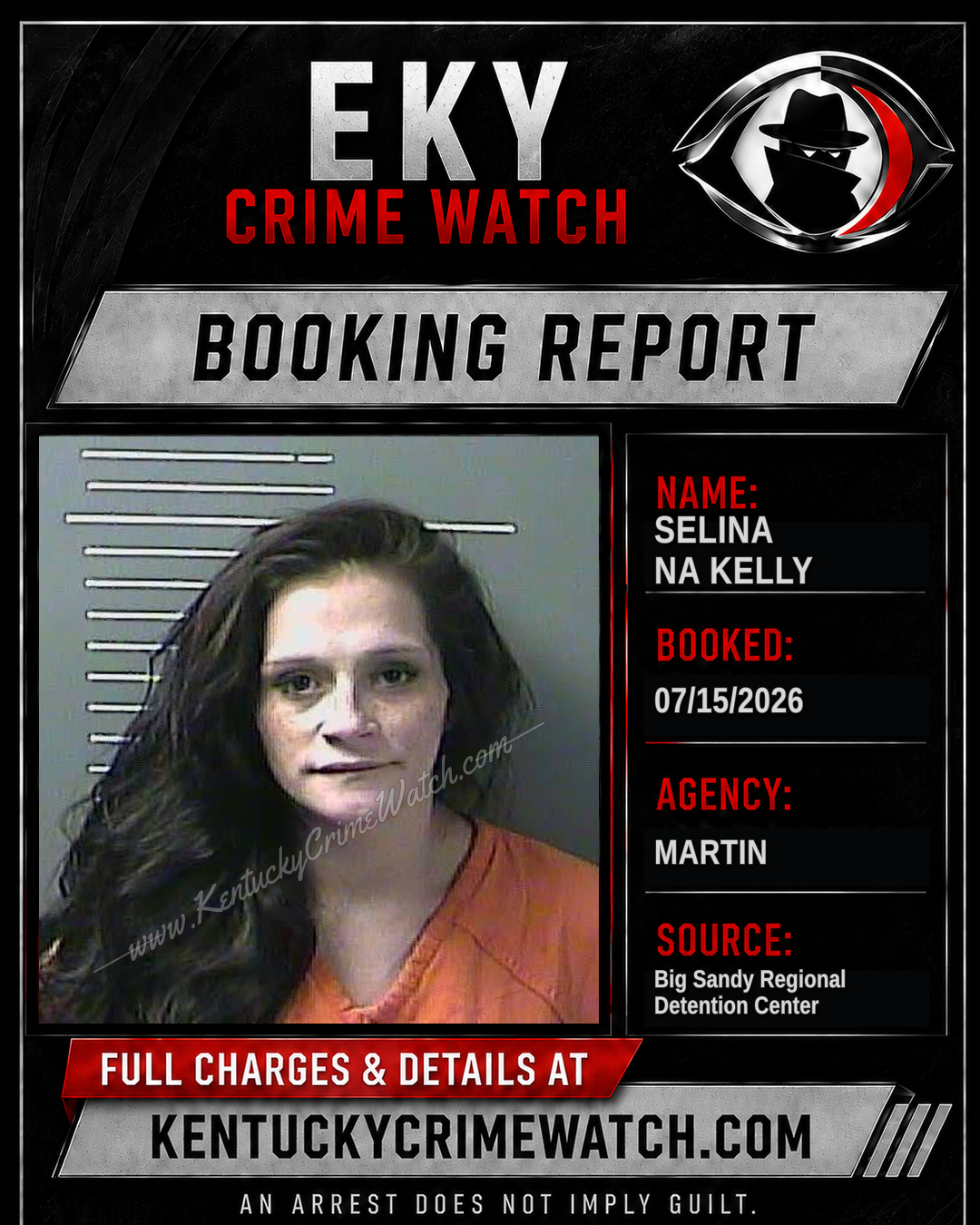 SELINA NA KELLY booking image