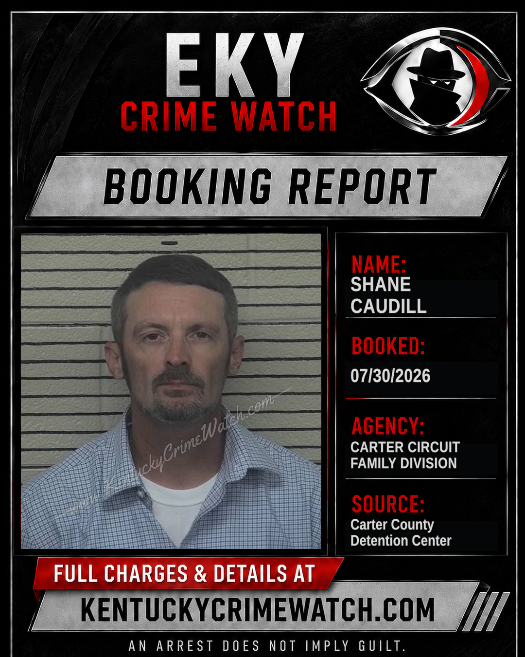 SHANE CAUDILL booking image