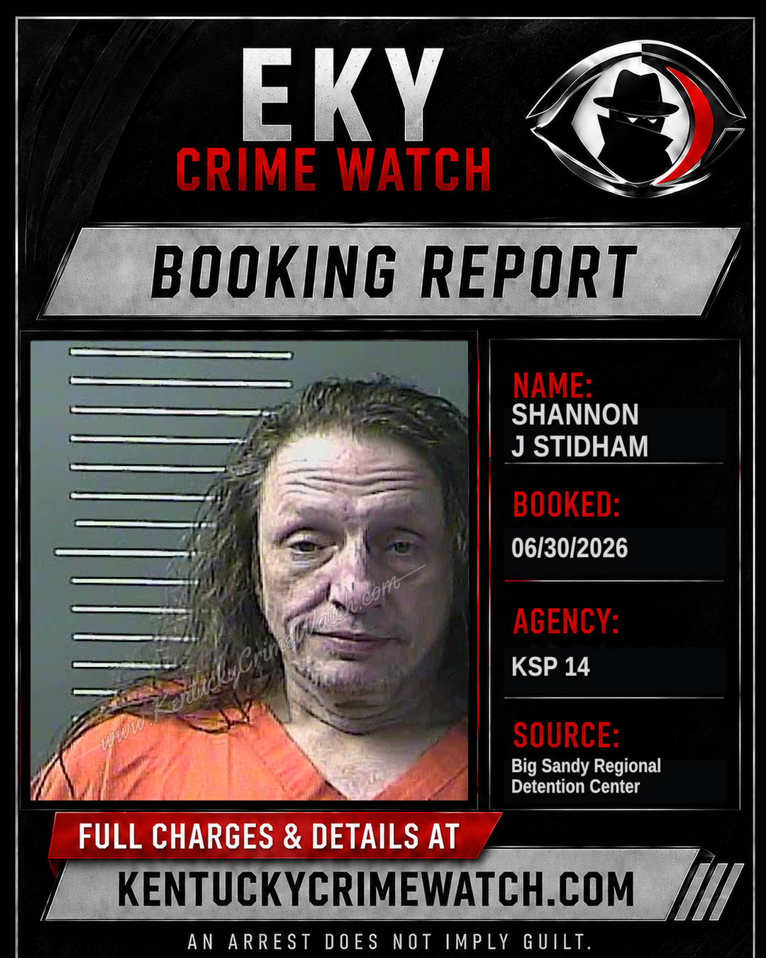 SHANNON J STIDHAM booking image