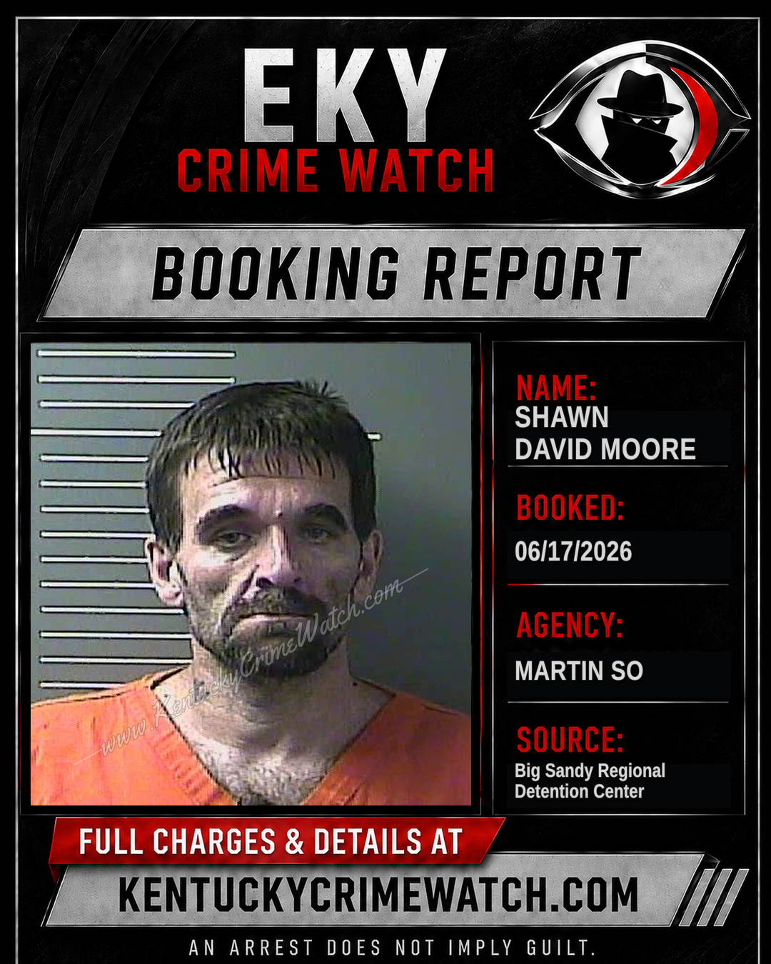 SHAWN DAVID MOORE booking image