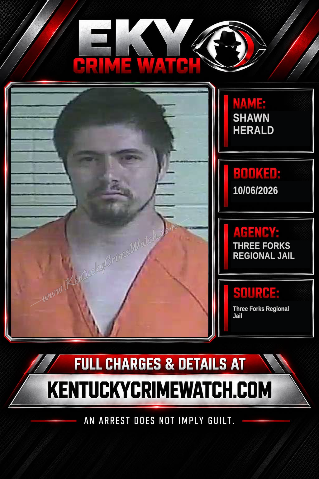Shawn Herald booking image