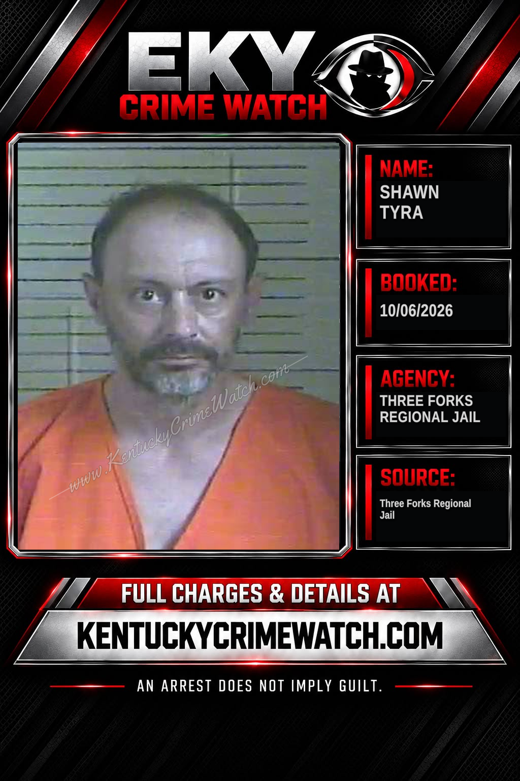 Shawn Tyra booking image
