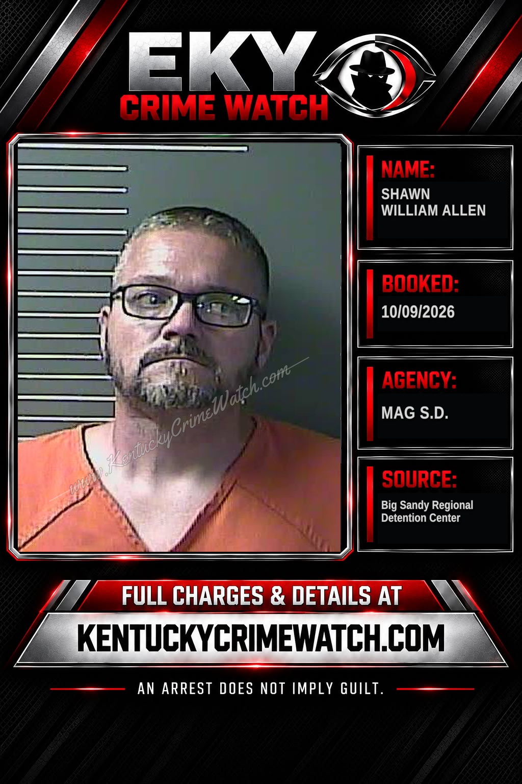 SHAWN WILLIAM ALLEN booking image
