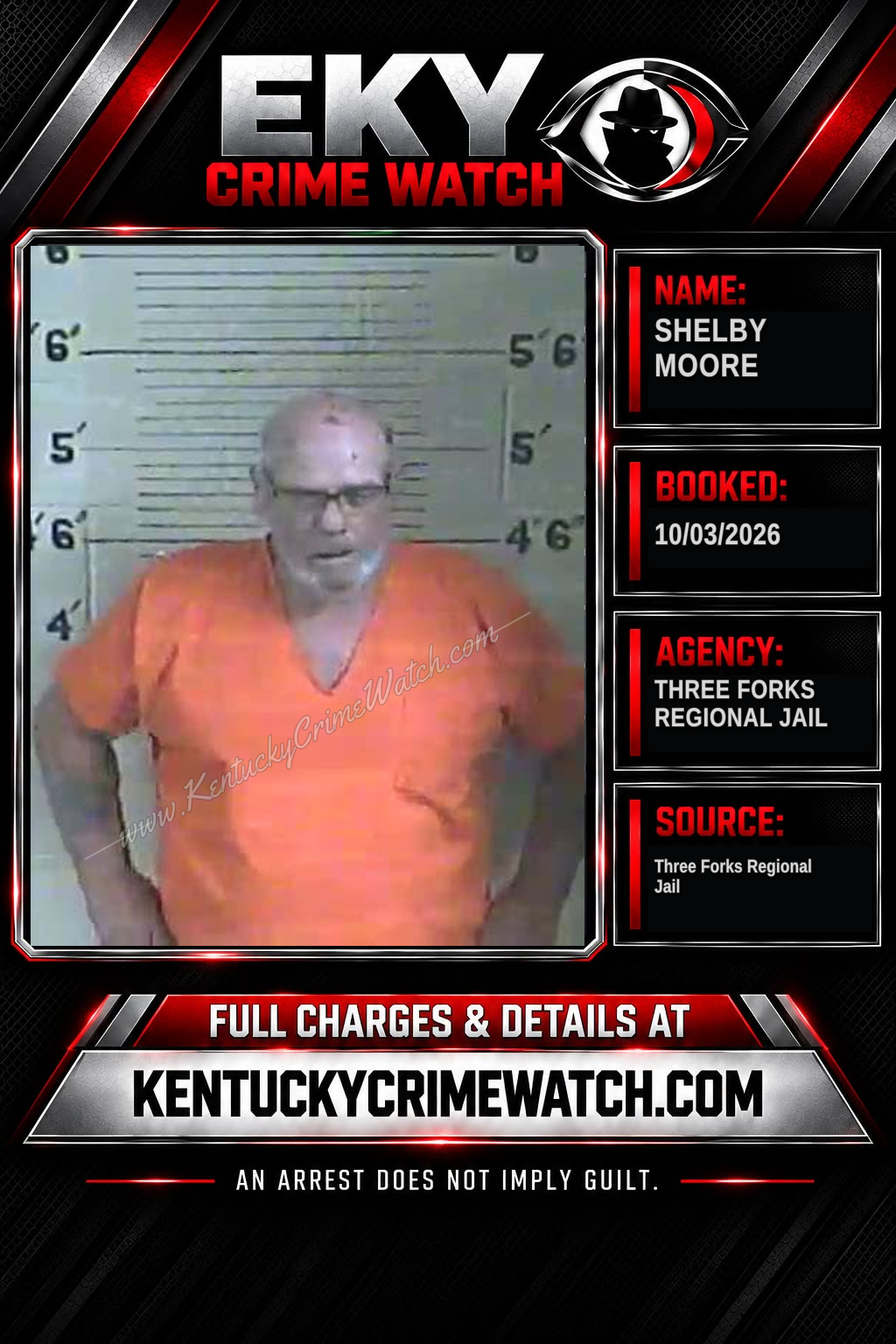 Shelby Moore booking image