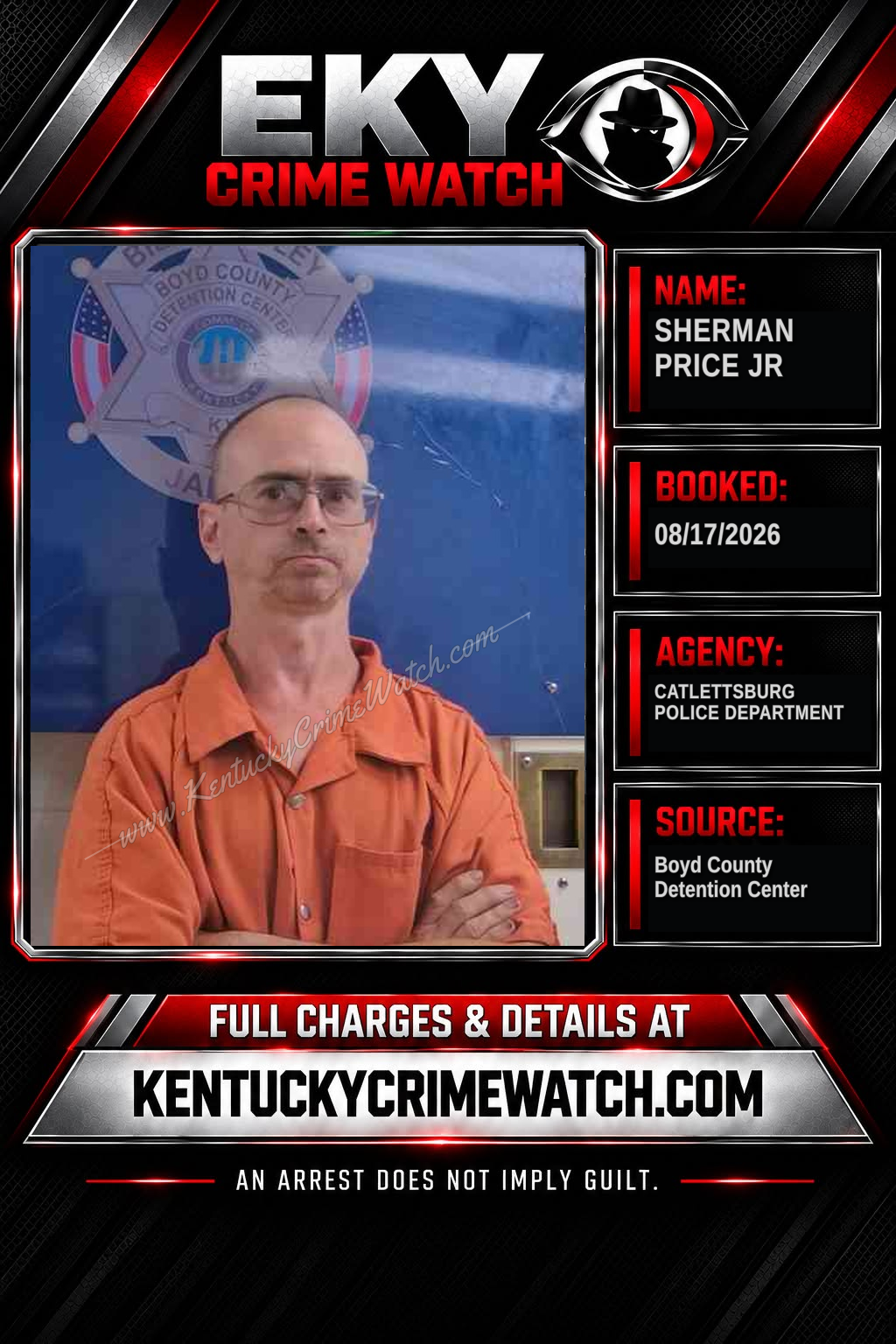SHERMAN PRICE JR booking image