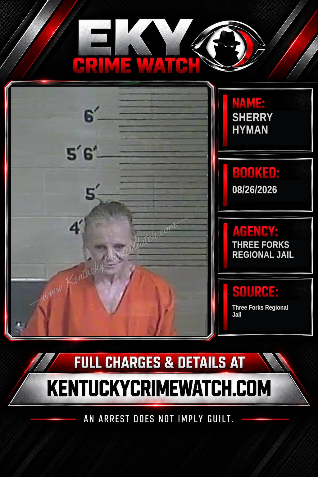 Sherry Hyman booking image