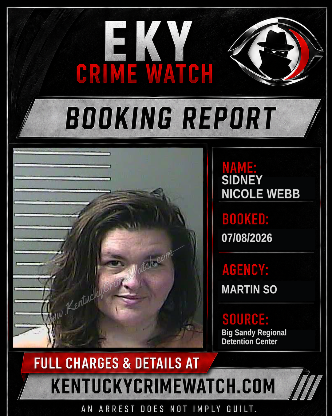 SIDNEY NICOLE WEBB booking image