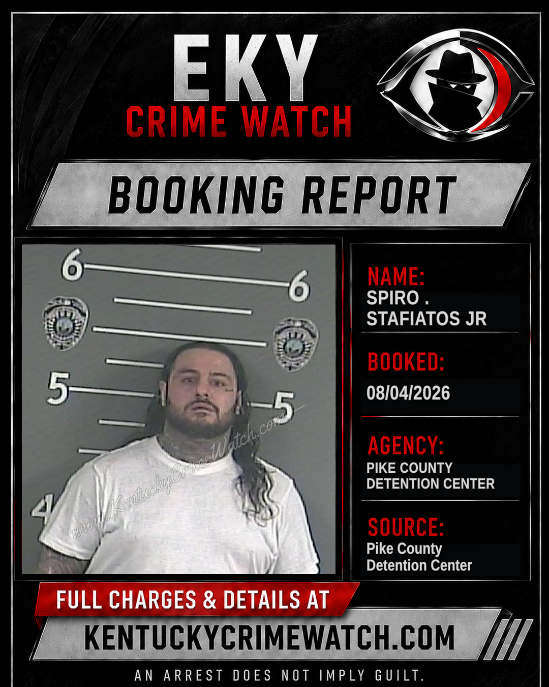 SPIRO . STAFIATOS JR booking image