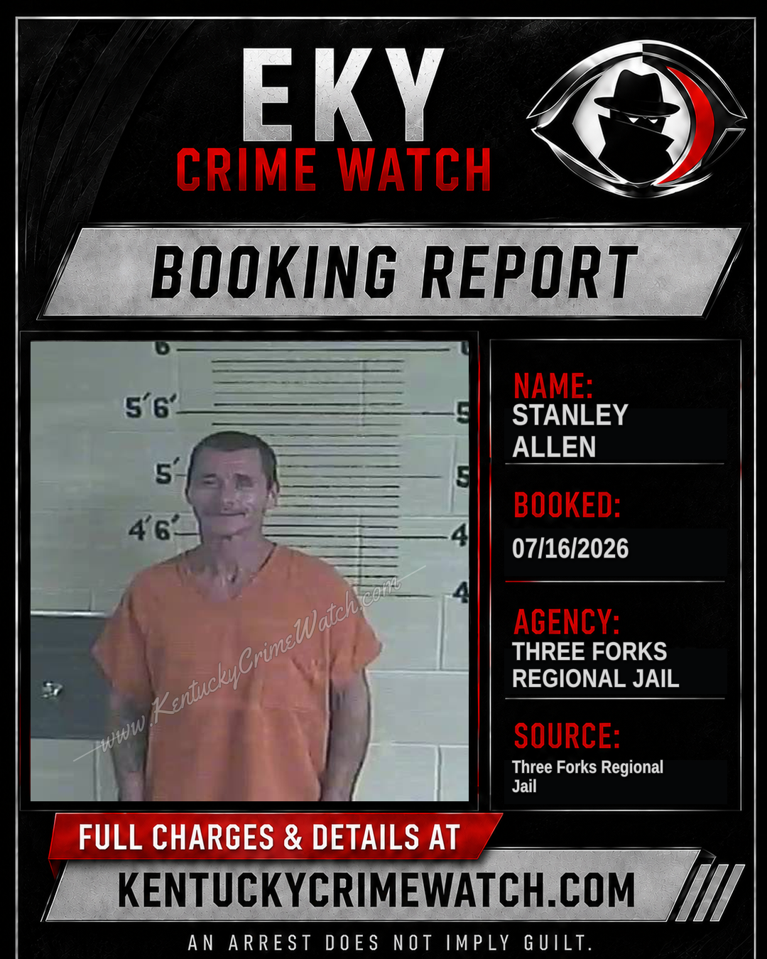 Stanley Allen booking image