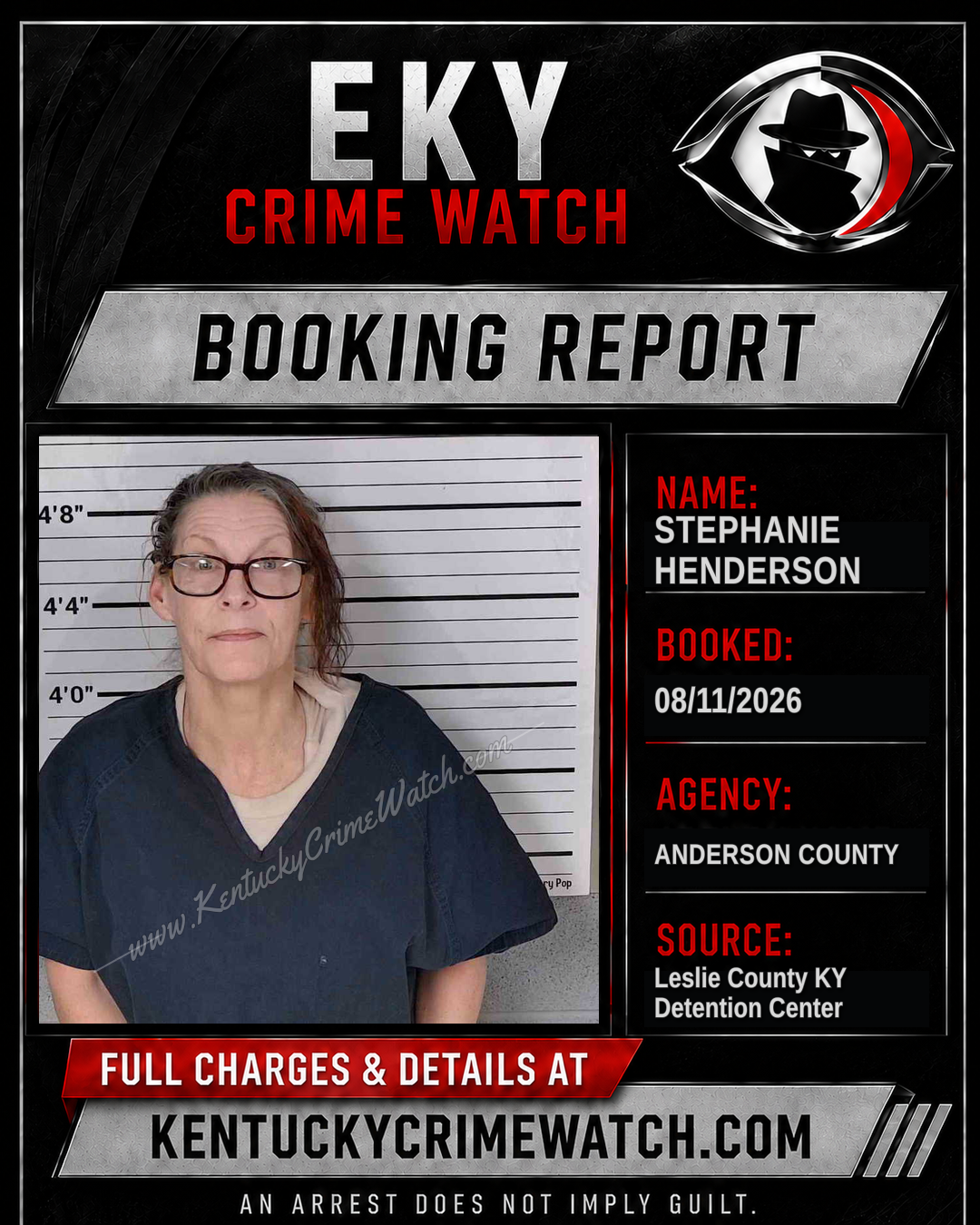 STEPHANIE HENDERSON booking image