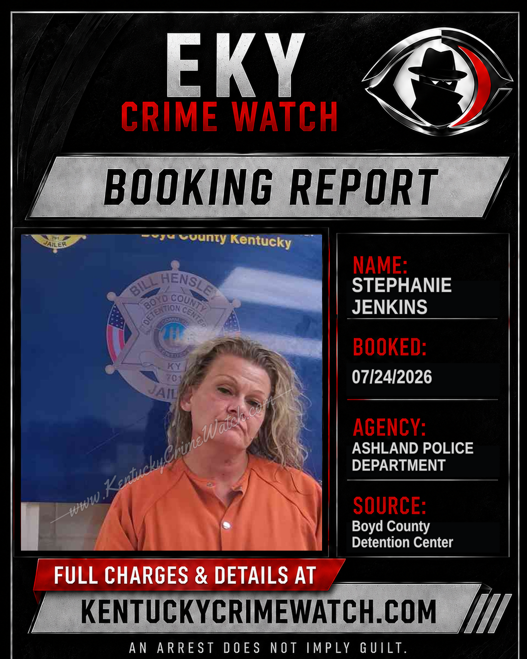 STEPHANIE JENKINS booking image