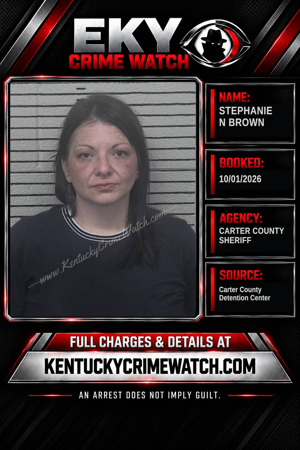 STEPHANIE N BROWN booking image