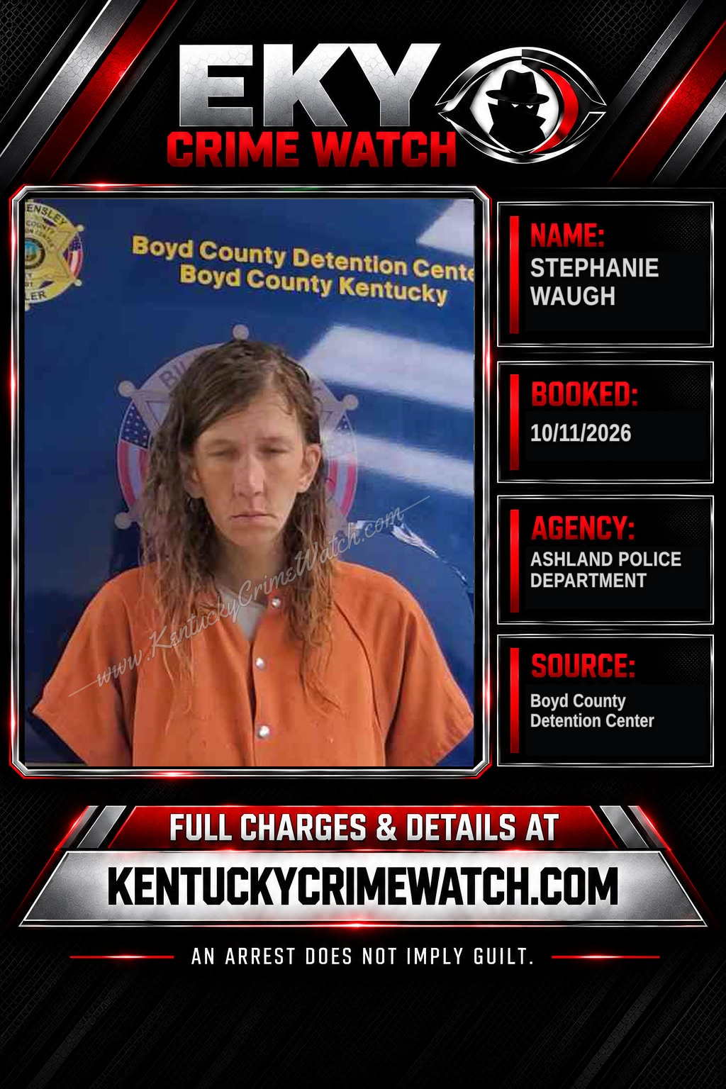 STEPHANIE WAUGH booking image