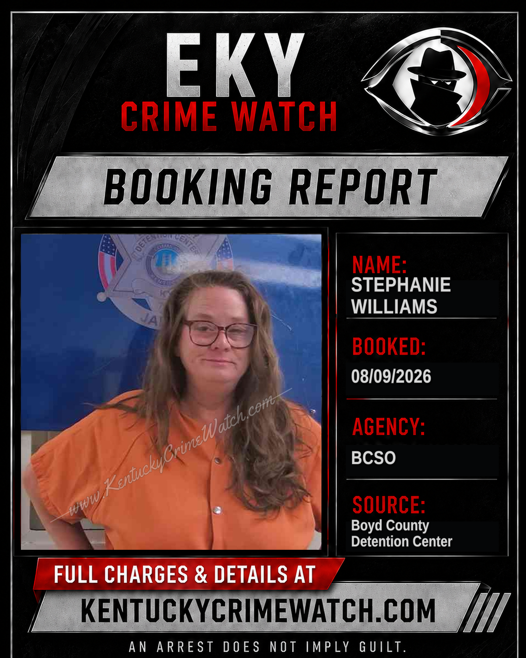STEPHANIE WILLIAMS booking image