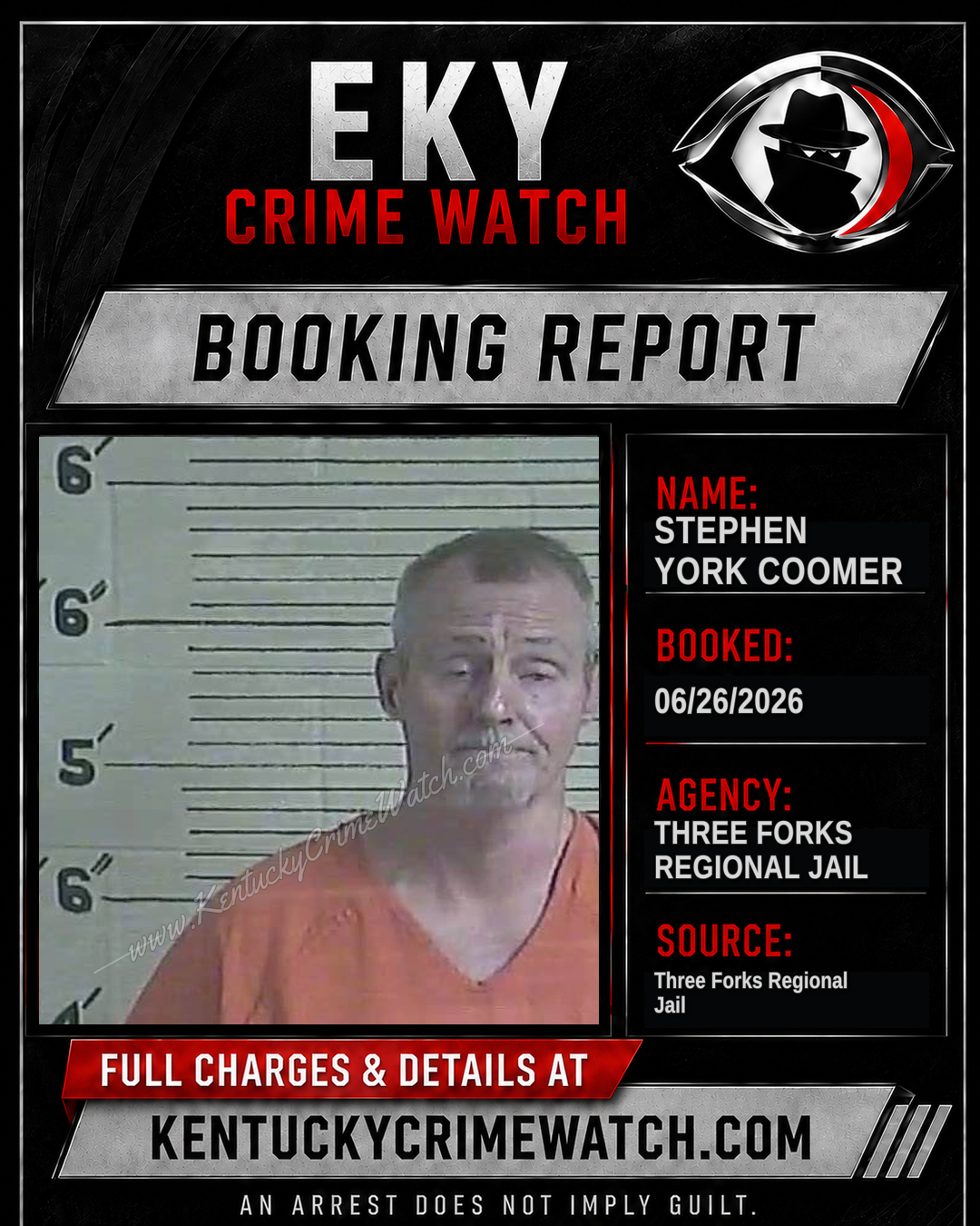 Stephen York Coomer booking image