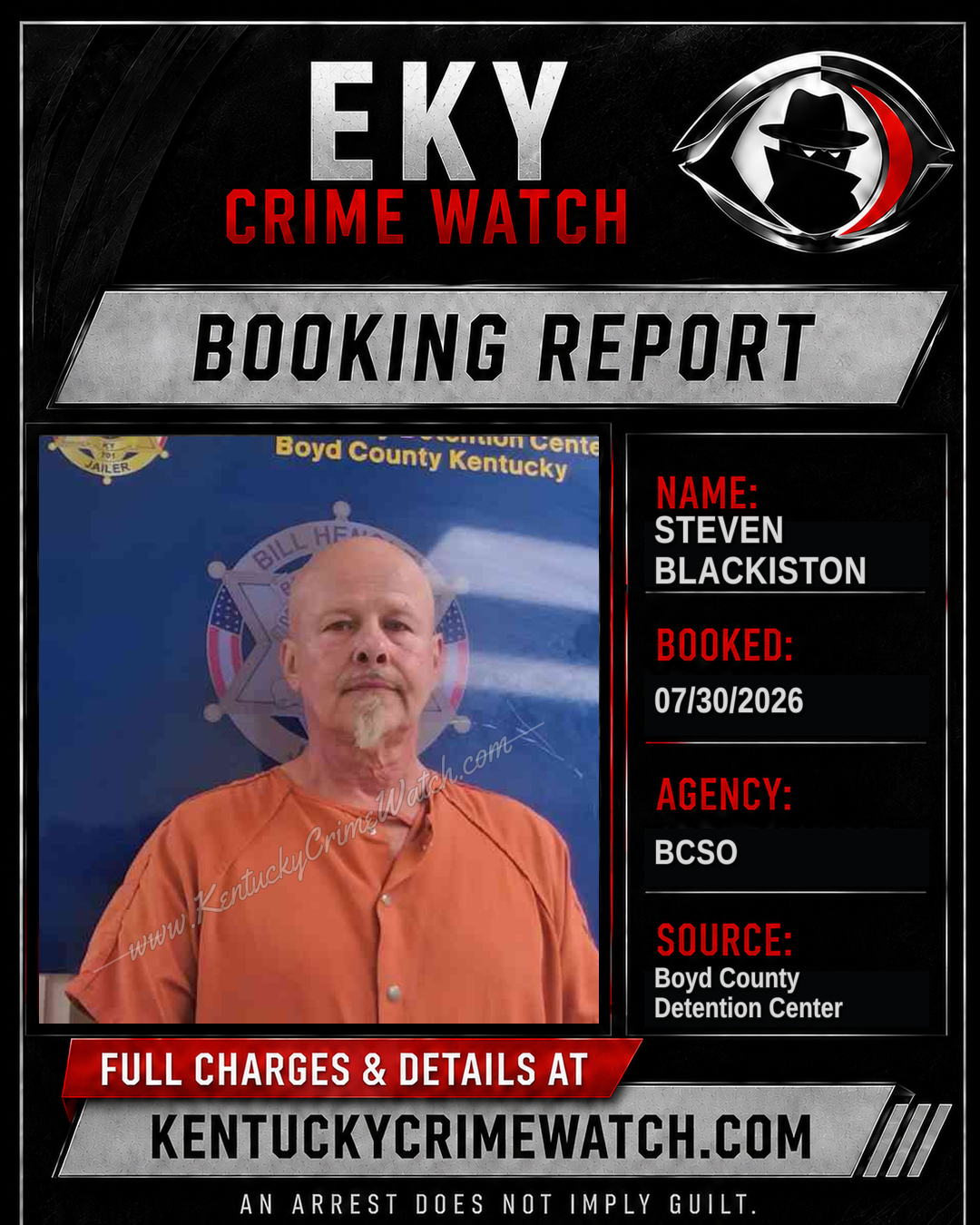 STEVEN BLACKISTON booking image