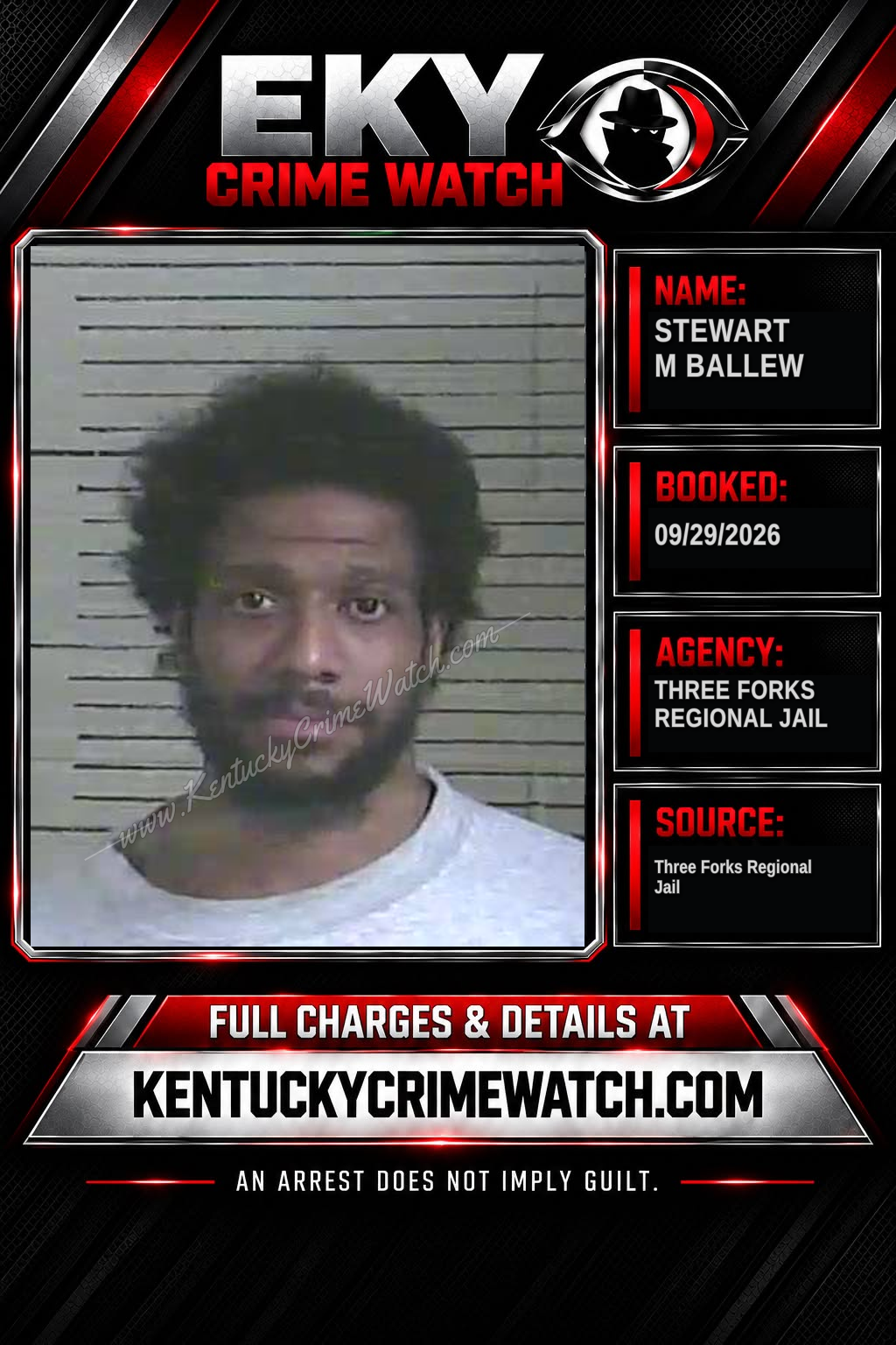 Stewart M Ballew booking image
