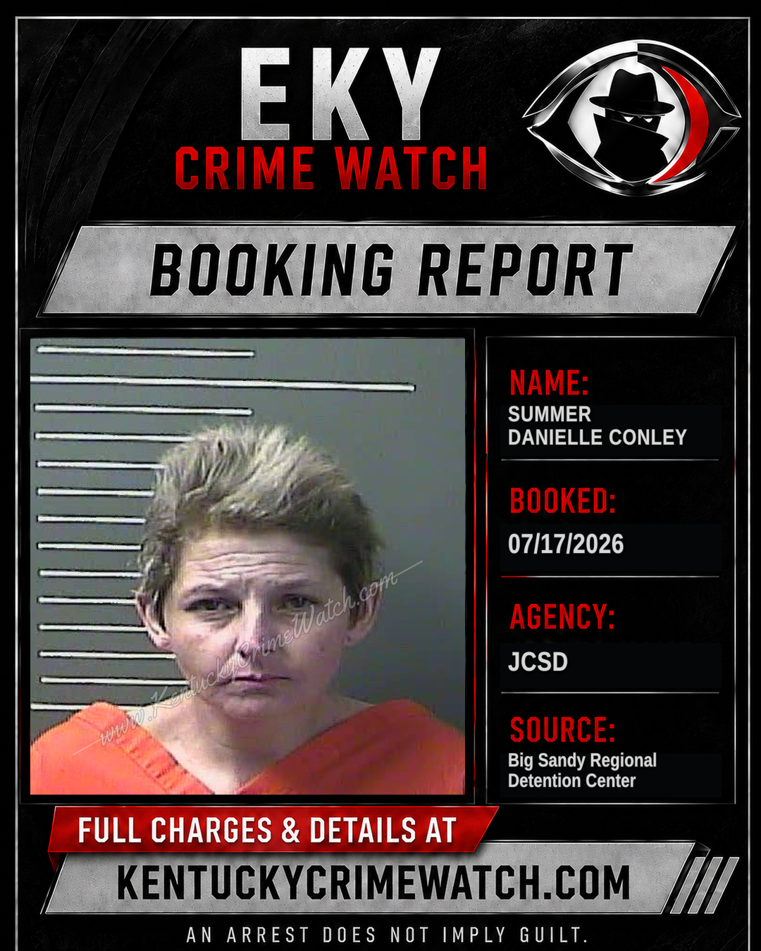 SUMMER DANIELLE CONLEY booking image