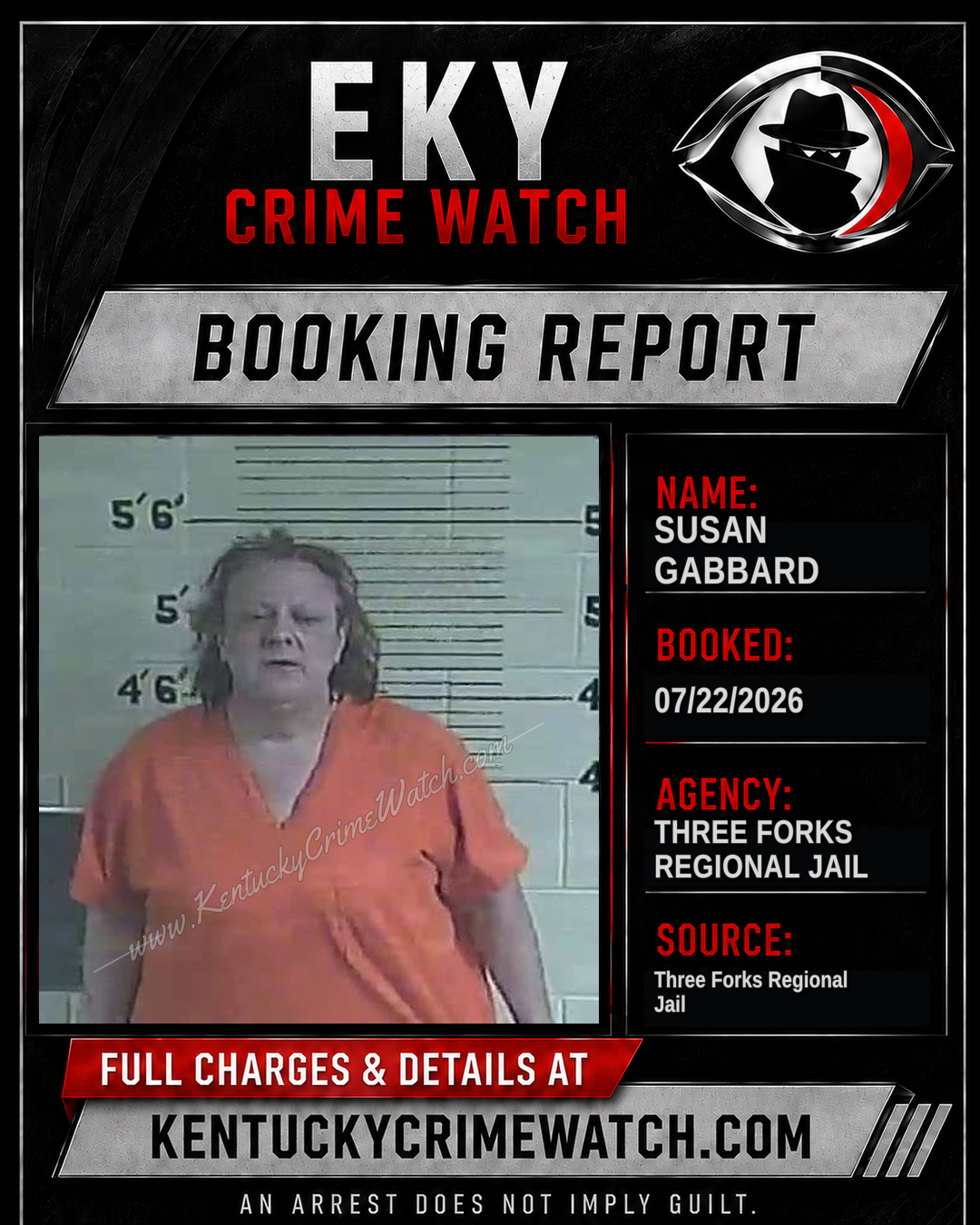 Susan Gabbard booking image