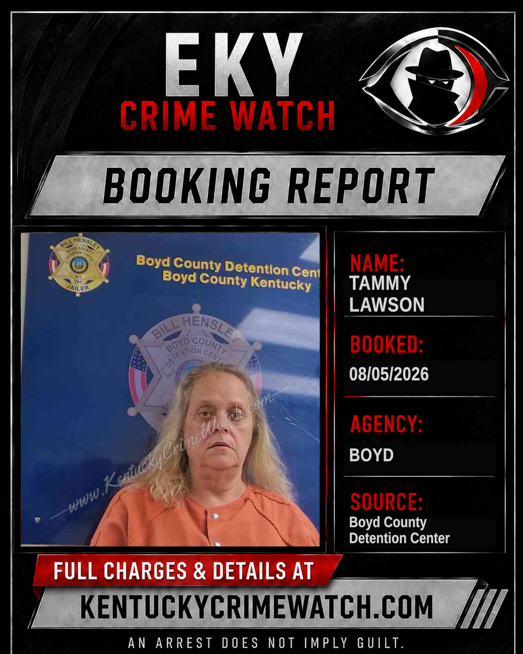 TAMMY LAWSON booking image