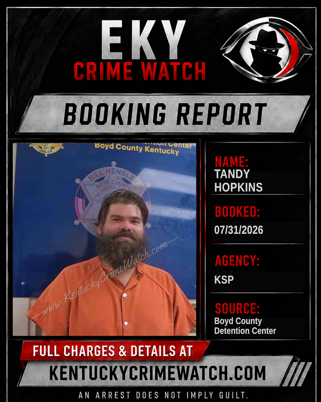 TANDY HOPKINS booking image