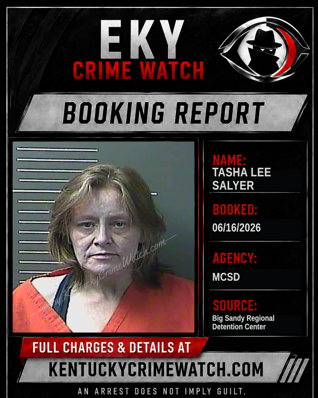 TASHA LEE SALYER booking image