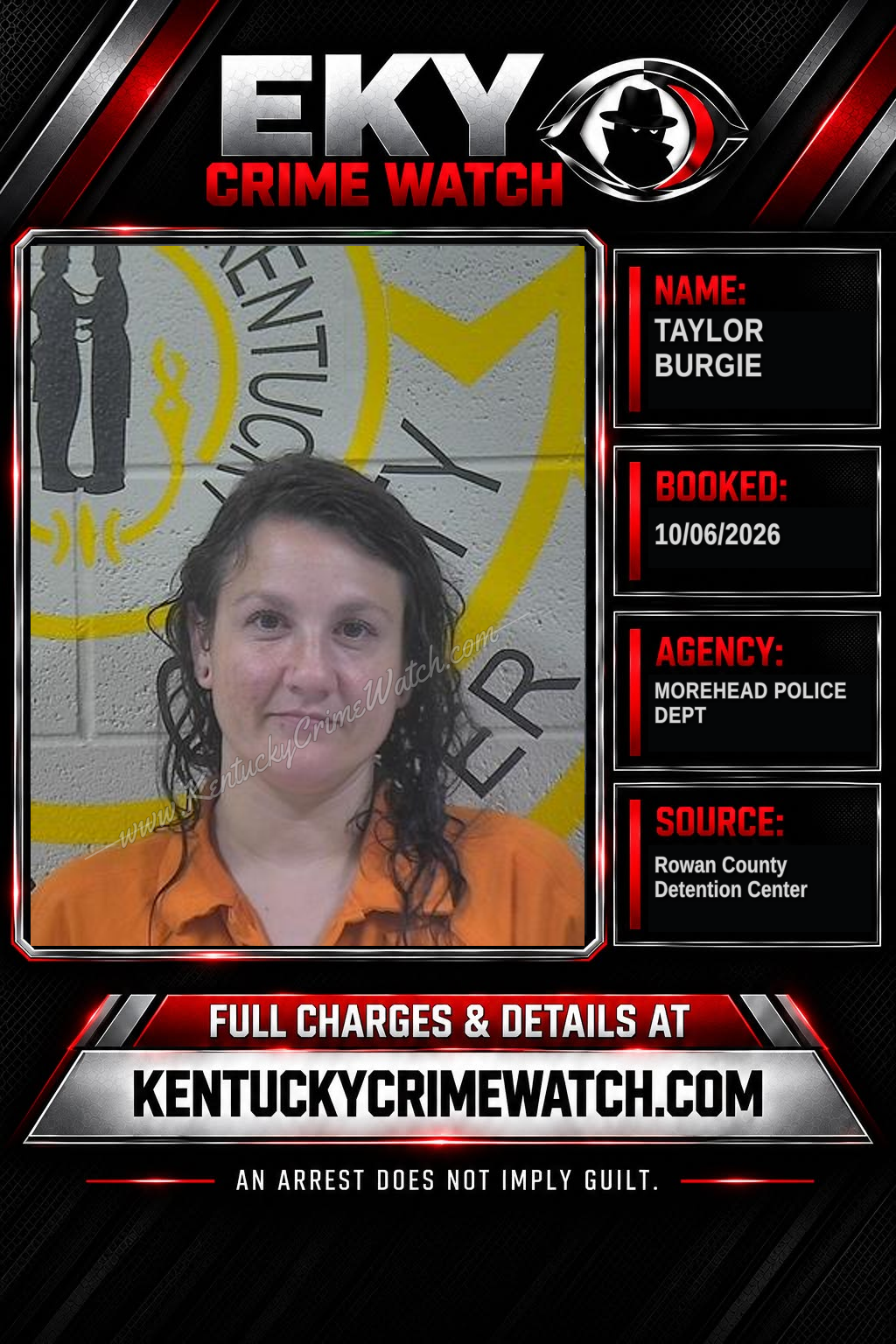 TAYLOR BURGIE booking image