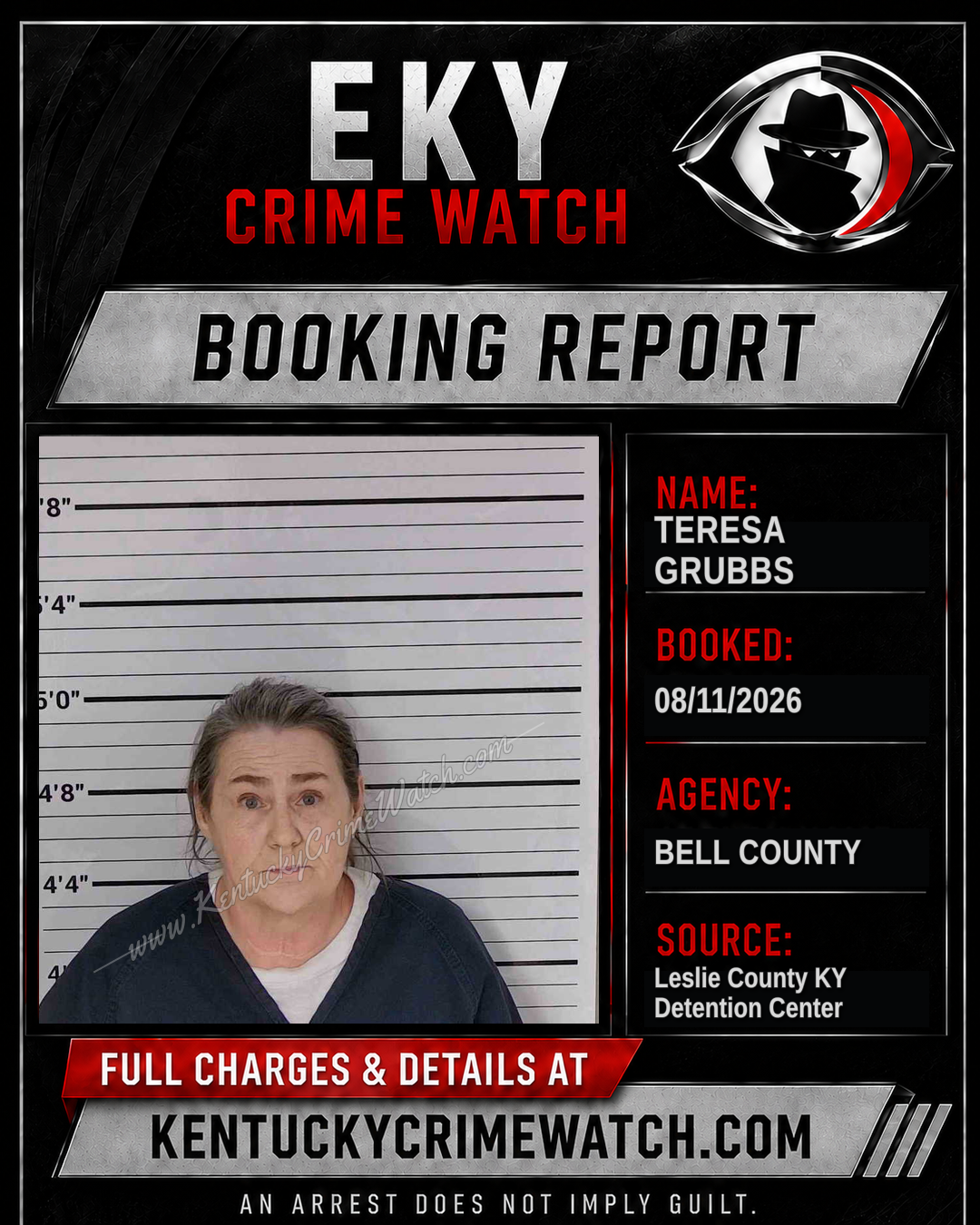 TERESA GRUBBS booking image