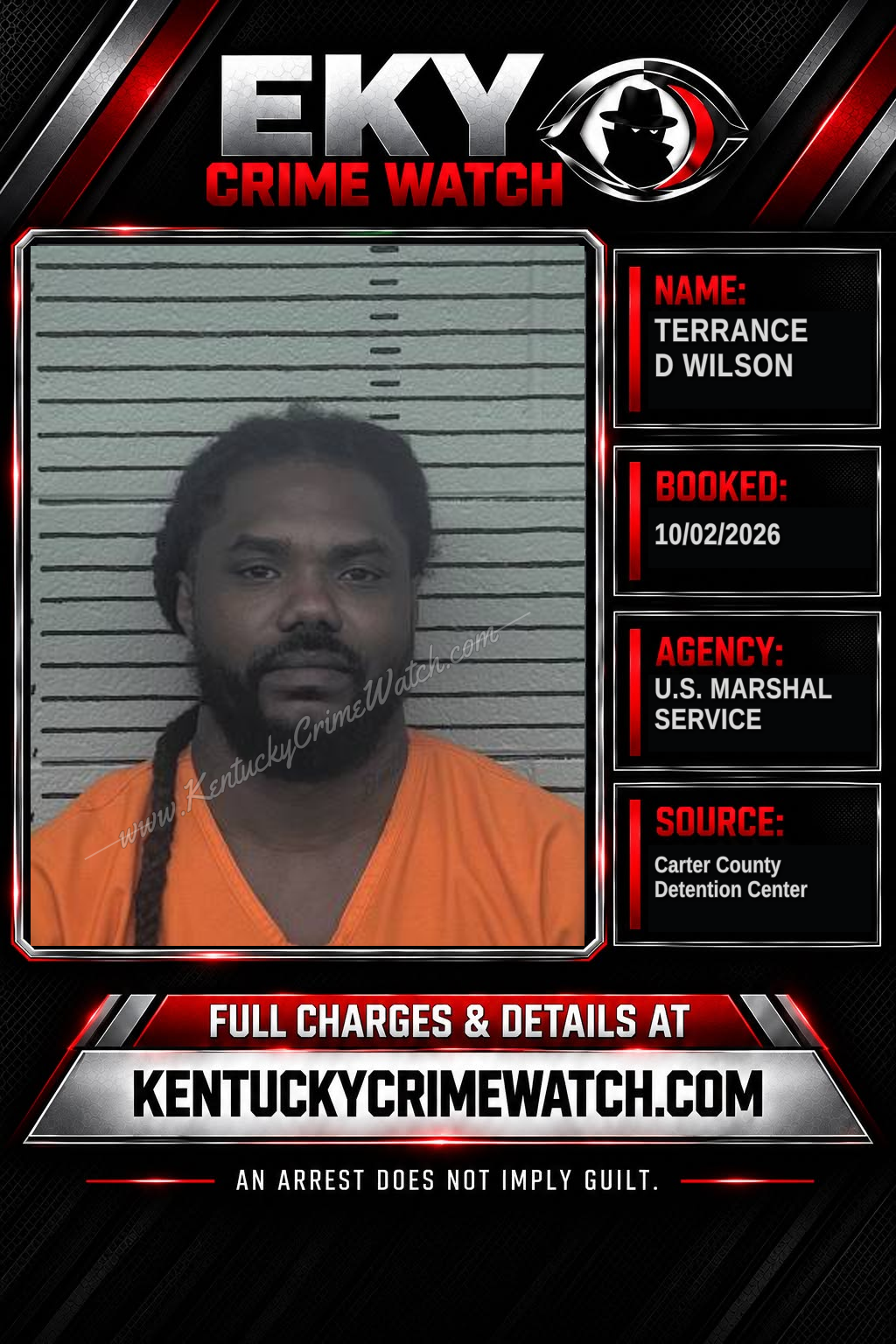 TERRANCE D WILSON booking image