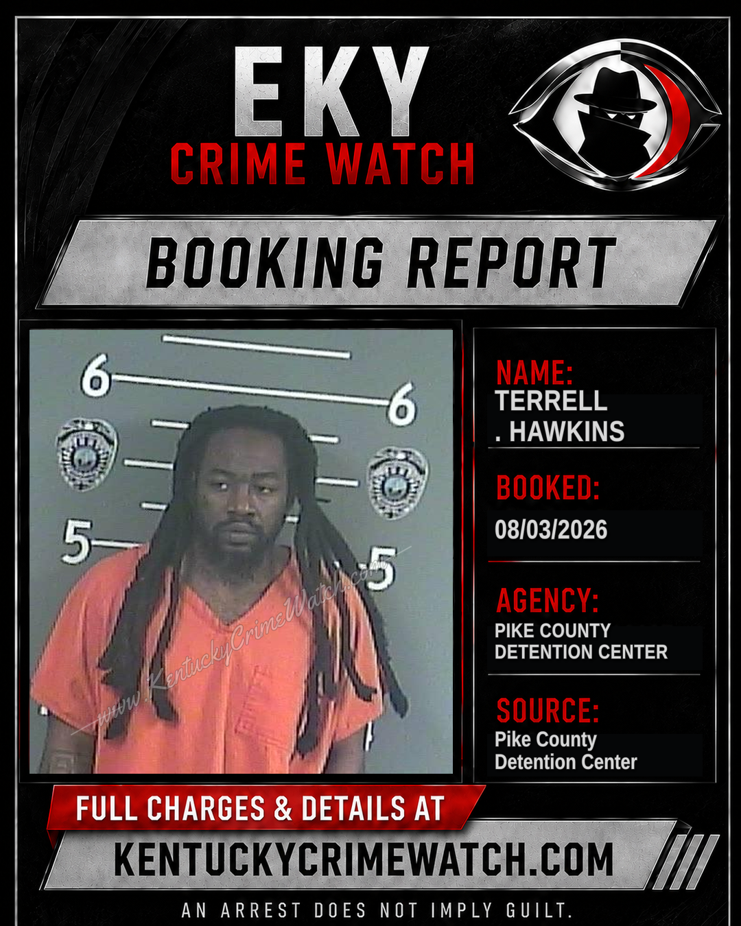 TERRELL . HAWKINS booking image